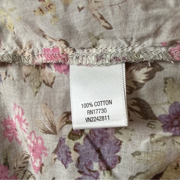 Xhilaration Floral Print Camisole with Ruffle Trim - Picture 6 of 7